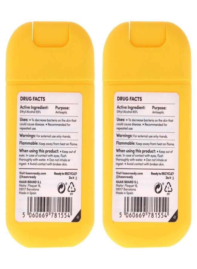 HAAN Hydrating Hand Sanitizer - Citrus Noon for Unisex - 1.01 oz Hand Sanitizer - Pack of 2 - Image 2